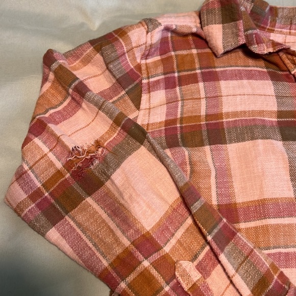 AE Distressed Plaid Shirt - Picture 2 of 5